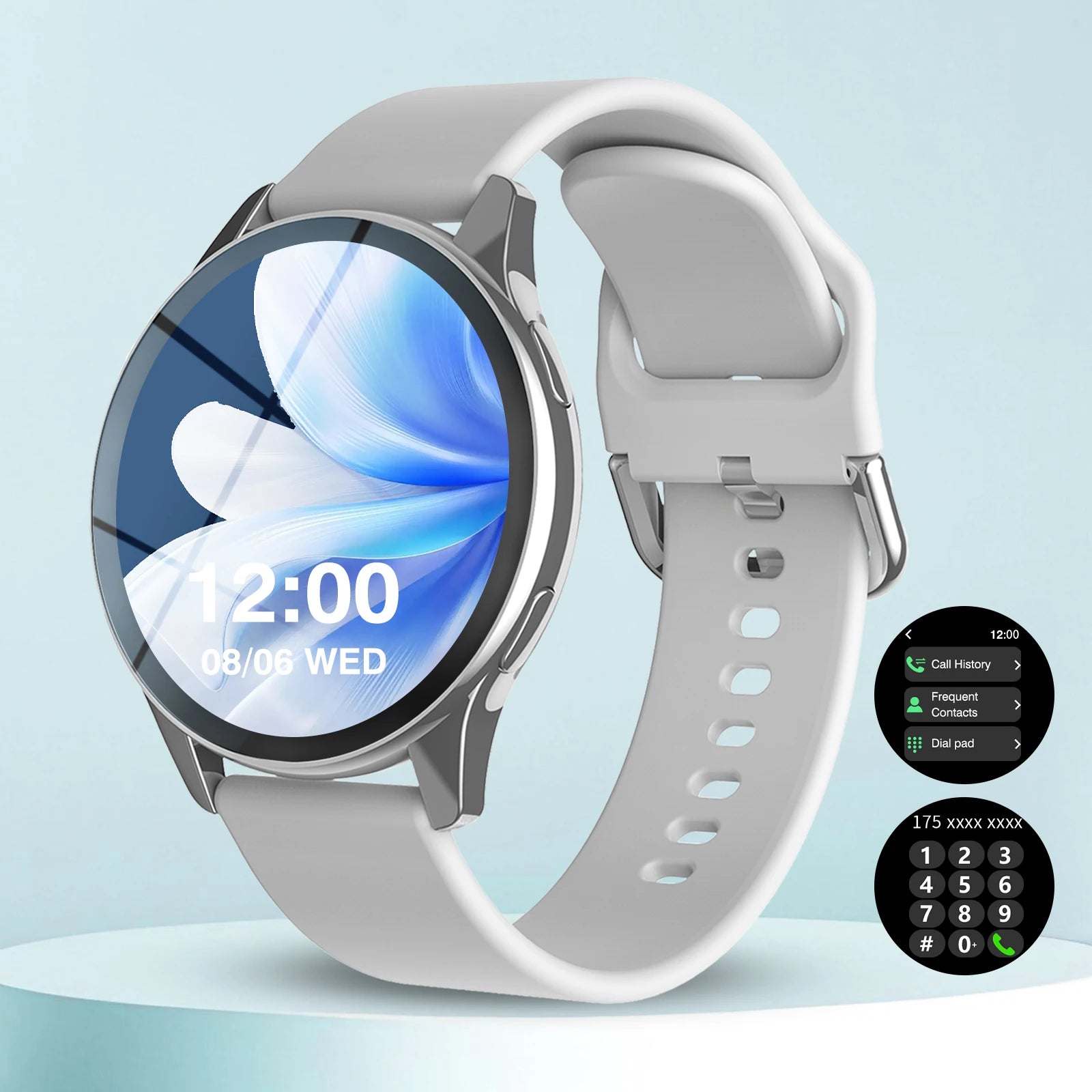 Smart Watch, Wireless Call/Dial, Multi-Sport Mode, Multiple APP Reminders, Suitable for Men and Women, Compatible with IPhone/An
