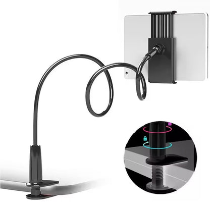 Lazy tablet computer bracket Bed Adjustable Flexible Arm Tablets Mount Clamp on Table For iPad Air Mini Or Other 4-10.6" Devices
