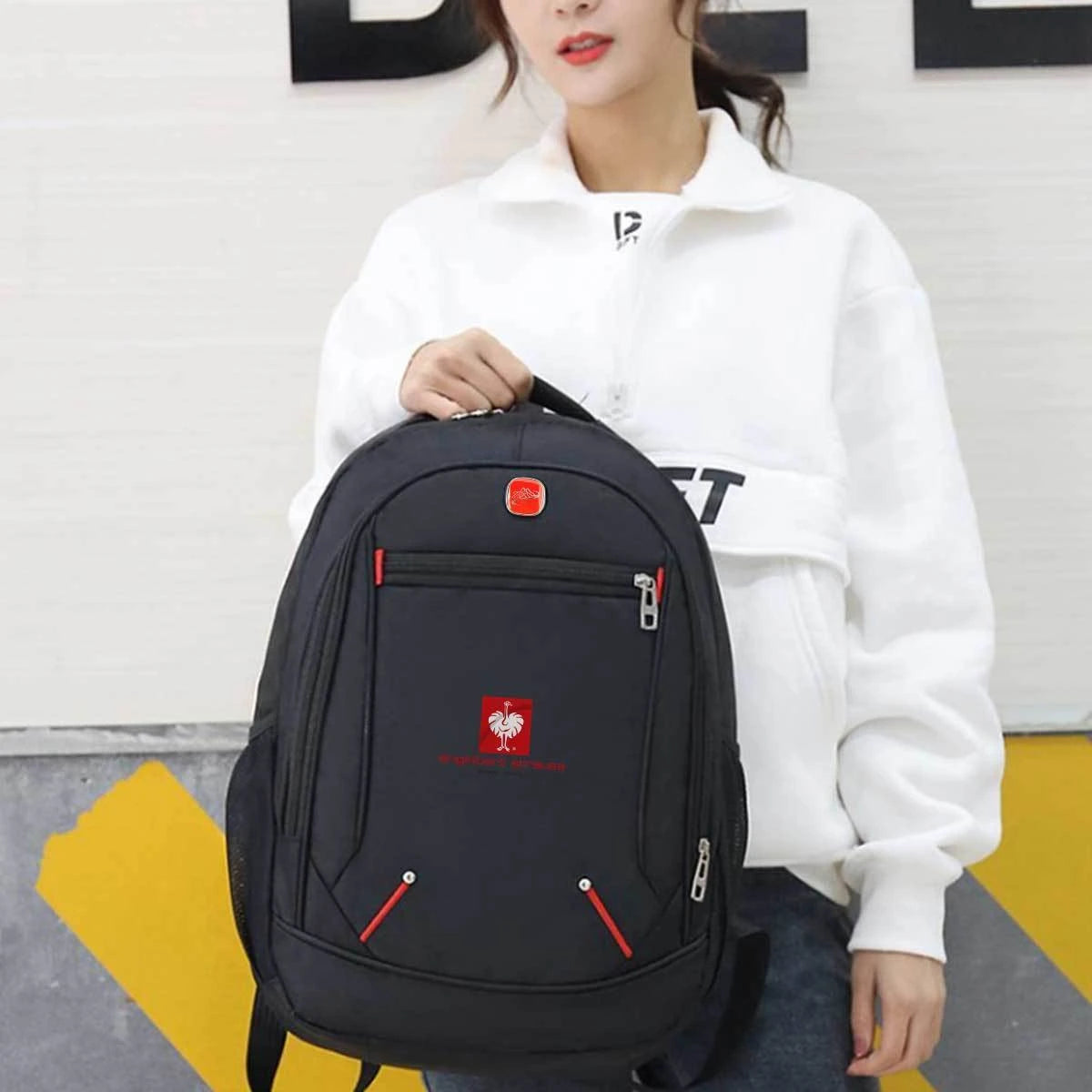 Large Capacity Laptop Bag, Business Commute Backpack, Waterproof Durable Computer Bag for Work & Daily Use