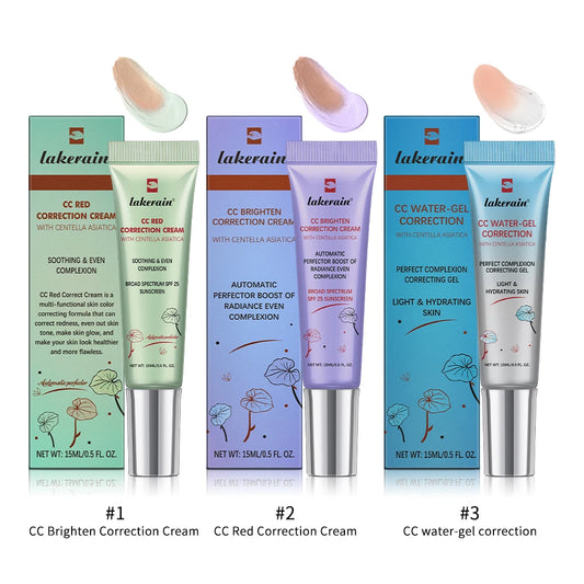 Cc Cream Centella Female Makeup for Face Moisture Cosmetics Concealer Full Coverage Base Foundation