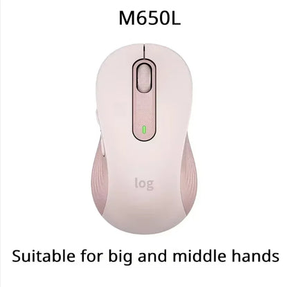 Logitech M650/M650L office laptop mouse, with a slim and portable design, making it easy to carry around for commuting.