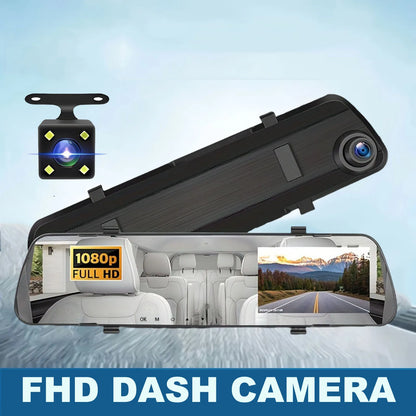 Mirror DVR Car 1080P Video Recorder Front Rear View Camera car recording