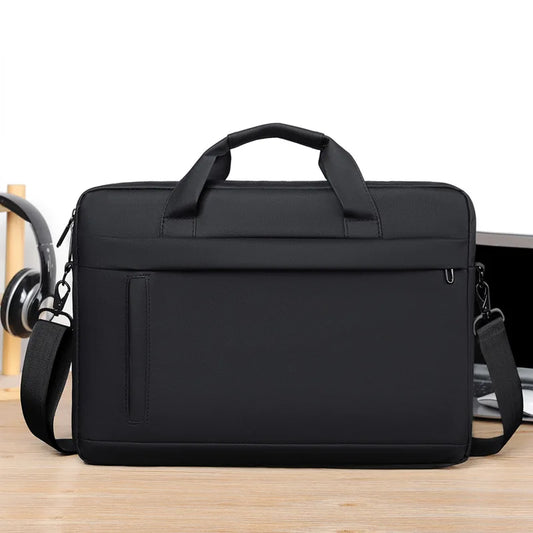 Cross-border Men's Laptop Bag Briefcase Large Capacity Business Notebook Bag Simple Crossbody Laptop Bag