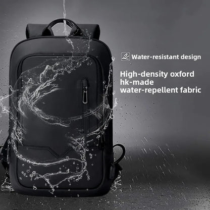 Slim Backpack For Men 15.6 Inch Laptop Bags Waterproof Minimalist Business Backpack With USB Charging Casual Travel Work Bag