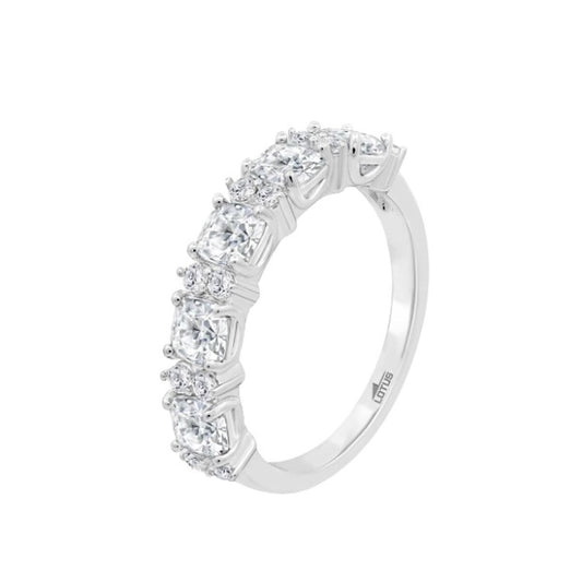 Ladies' Ring Lotus LP3839-3/118 Silver 18
