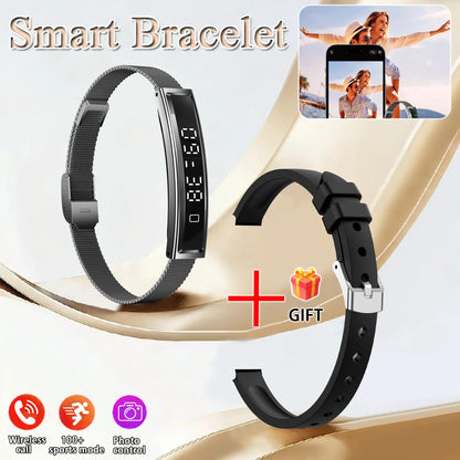 2026 Women Smart Bracelet With Heart Rate Monitor Activity Fitness Tracker Sports Wristband Waterproof Smart Watch Men Smartband