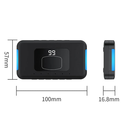 Smart Phone Wireless Auto Screen Clicker Bluetooth-Compatible 199 Gear Adjust Mute for All Smart Phone for Live Stream Play Game