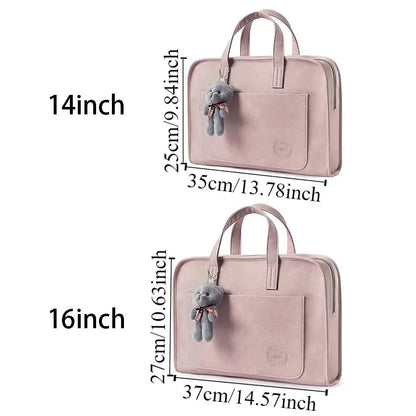 13-14/15-16Inch Laptop Notebook Case Briefcase Felt Tablet Protective Case Waterproof Shockproof Tablet Sleeve Bag Travel