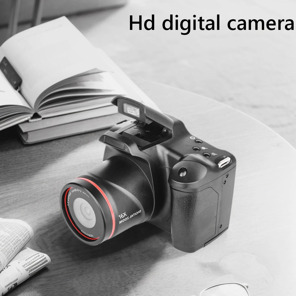 Digital Camera 16X Zoom Camcorder with 2.4 Inch LCD Screen Vlogging Camera for Photography and Video