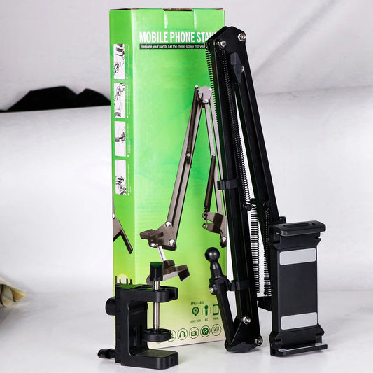 Tattoo Tablet Stand 360° Rotating Bed Desktop Mount Long Arm Metal Adjustable for iPad Pro Air Mini 4~11Tattoo Accessories