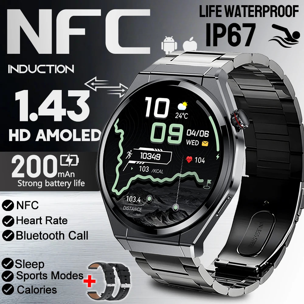 2026 New Smart Sports Watch Bluetooth Call 100+ Sports Mode IP67 Waterproof Health Reminder Sedentary Reminder Sleep Smart Watch