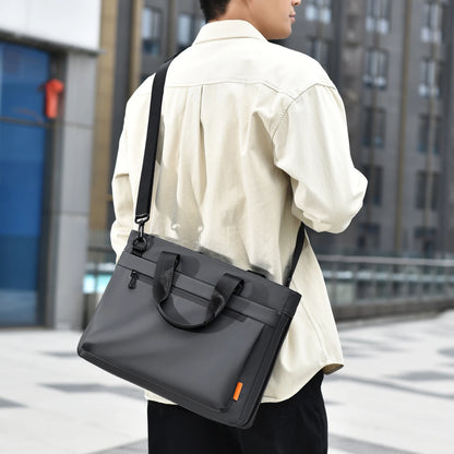 Men's Business Commuter Laptop Bag 15.6-inch Large Capacity Multi-Compartment Men's Briefcase Water-Resistant Lightweight Should