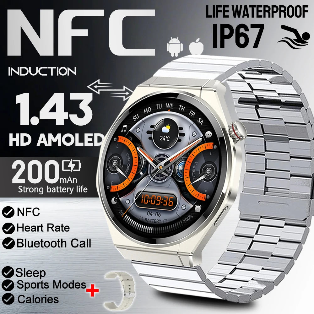 2026 New Smart Sports Watch Bluetooth Call 100+ Sports Mode IP67 Waterproof Health Reminder Sedentary Reminder Sleep Smart Watch