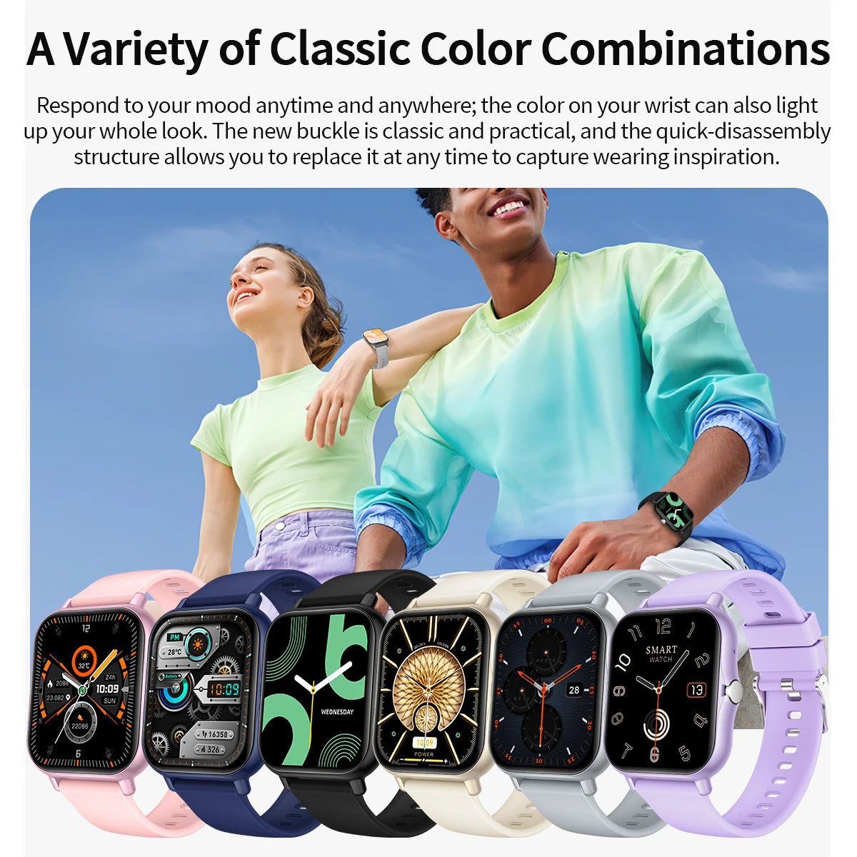 Smartwatch 1.83''HD Touch Screen  Voice Assistant Camera Control Bluetooth Call for Android/IOS Sports Watch Men Women 2026