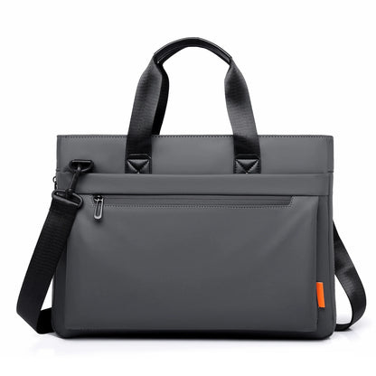 Men's Business Commuter Laptop Bag 15.6-inch Large Capacity Multi-Compartment Men's Briefcase Water-Resistant Lightweight Should