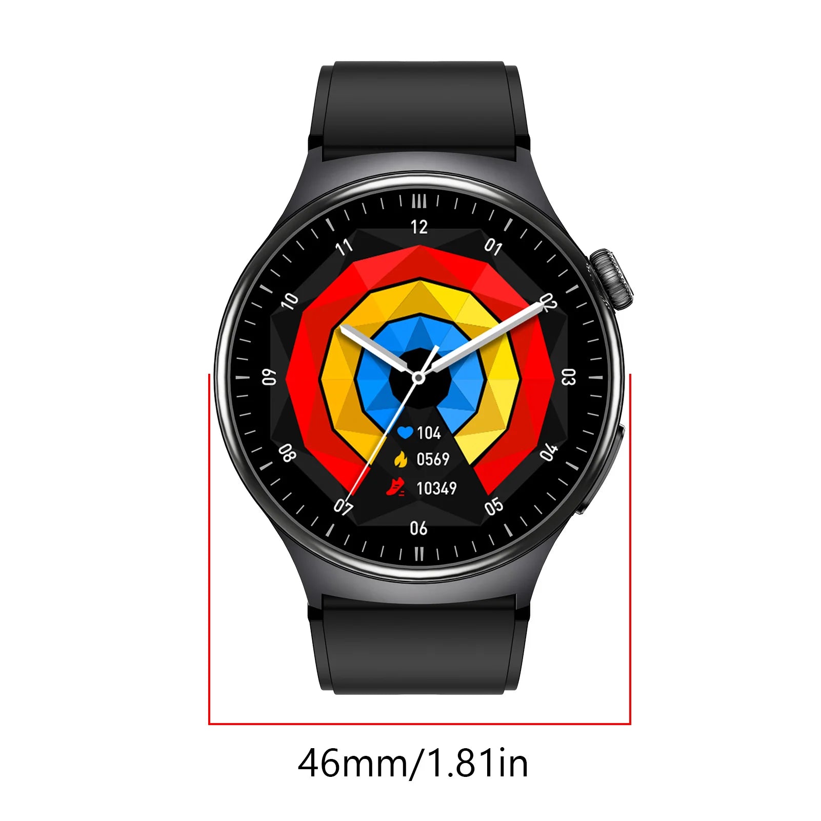 Touchscreen Smartwatch Smart Health Watch with 1.43-Inch Touchscreen BT Calling Activity Tracker Multiple Sports Modes