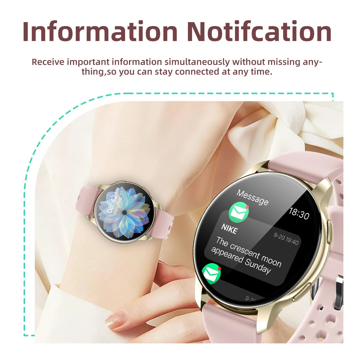 NEW Hot Smartwatch 1.46''Touch Screen Bluetooth Call Voice Assistant Camera Music Control Information Push for Men Women Gifts