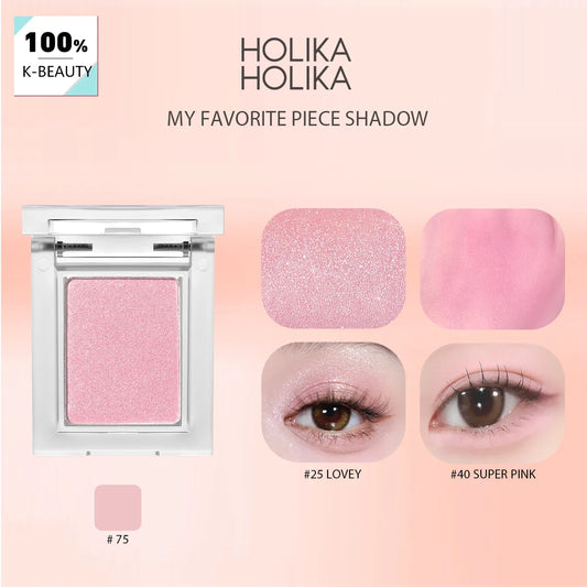 HOLIKA HOLIKA My Favorite Piece Shadow-3 Shades,Smooth&Minimal Fallout,Natural&Everyday Finish,Sweet Date,K-Beauty,Korean Makeup