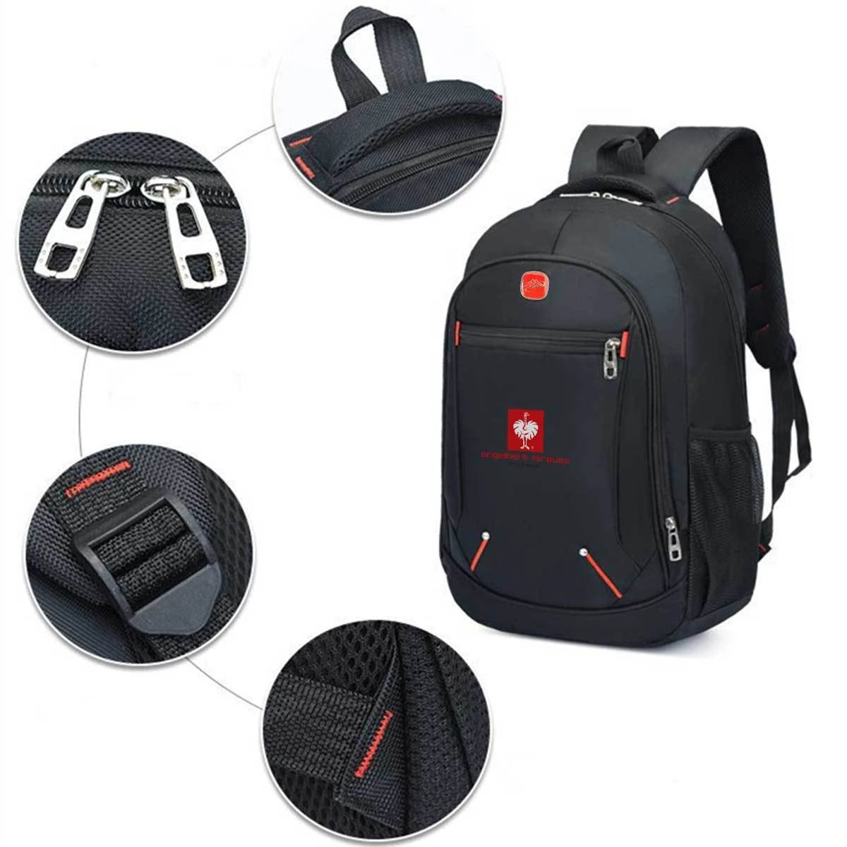 Large Capacity Laptop Bag, Business Commute Backpack, Waterproof Durable Computer Bag for Work & Daily Use