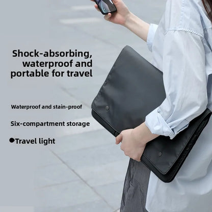 13.3/14/15.6/16 inch waterproof laptop bag front pocket can accommodate power supply, multifunctional laptop handbag briefcase