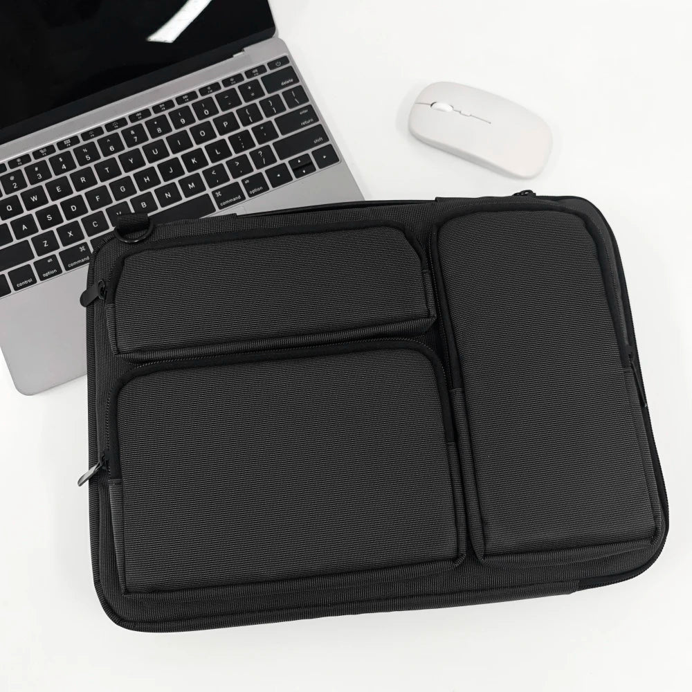 Laptop Bag 13 14 15 16 Inch Laptop Shoulder Bag for Macbook Air Pro/HP/DELL/Lenovo, Shockproof protective Computer Sleeve Case