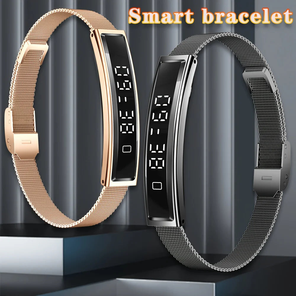 2026 Women Smart Bracelet With Heart Rate Monitor Activity Fitness Tracker Sports Wristband Waterproof Smart Watch Men Smartband