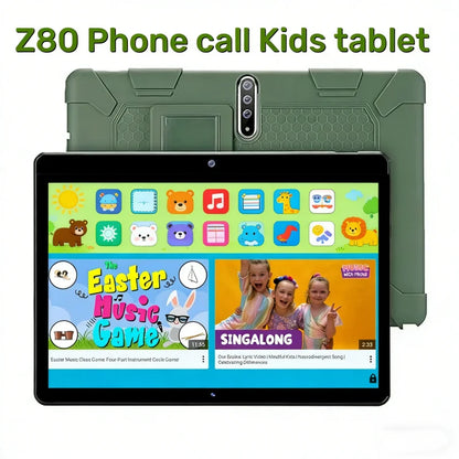10.1 Inch Kids Tablet Android 9.0 2GB RAM 32GB ROM MTK6737 Quad Core 1.5GHz Dual Camera Phone Call  With Gift Stand
