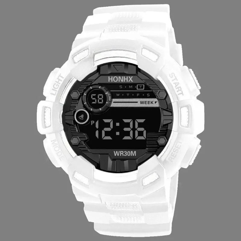 Electronic watch, student men's sports multi-function LED electronic watch