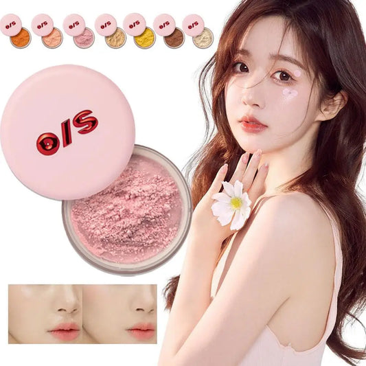 3D High-Quality Setting Loose Powder Matte Finish Invisible Pores Under-Eye Brightening Long-Lasting Oil Control Makeup Locking