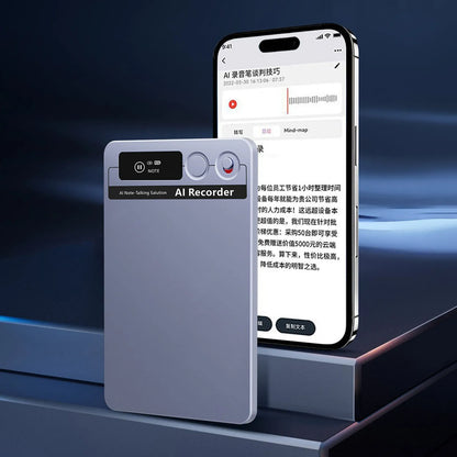 AI Voice Recorder with Real-Time Transcription & Translation Digital Voice Recorder Audio Recording Device for Lectures Meetings