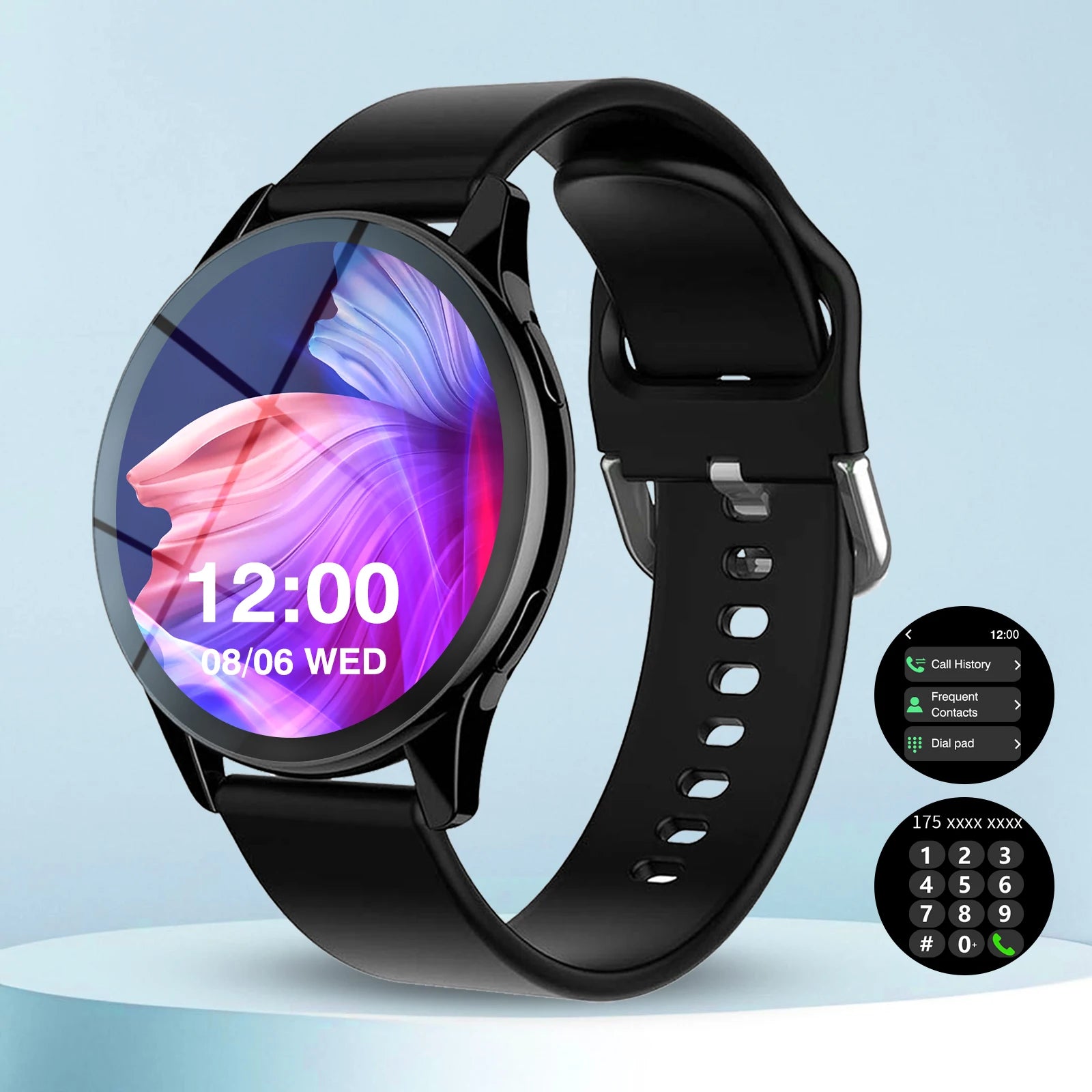 Smart Watch, Wireless Call/Dial, Multi-Sport Mode, Multiple APP Reminders, Suitable for Men and Women, Compatible with IPhone/An