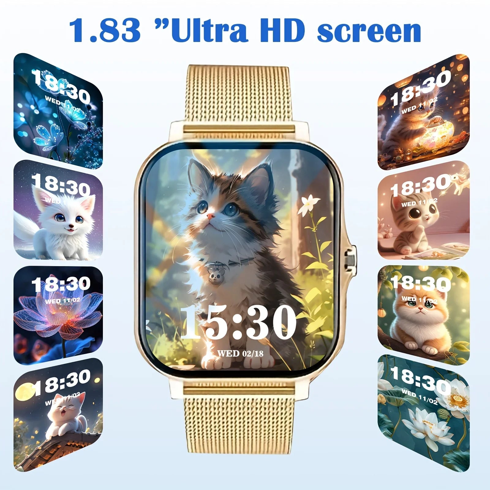 New Smart Watch - Stylish Wireless Calling Simple Design for Men