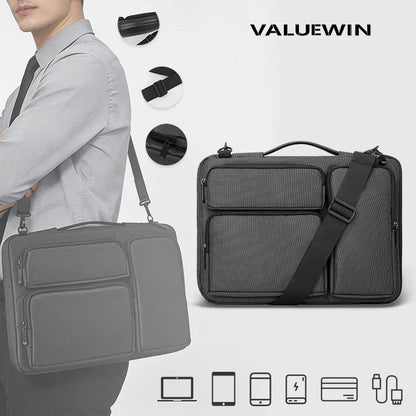 Laptop Bag 13 14 15 16 Inch Laptop Shoulder Bag for Macbook Air Pro/HP/DELL/Lenovo, Shockproof protective Computer Sleeve Case