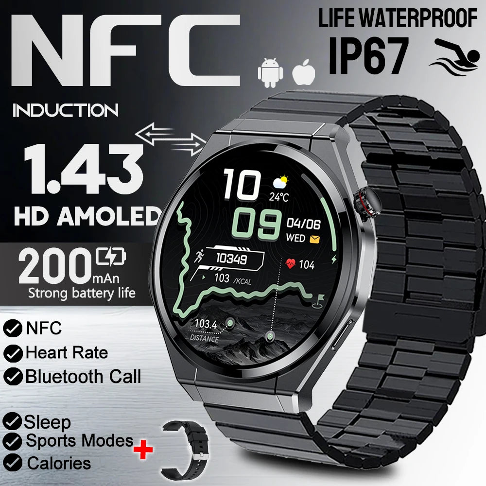 2026 New Smart Sports Watch Bluetooth Call 100+ Sports Mode IP67 Waterproof Health Reminder Sedentary Reminder Sleep Smart Watch