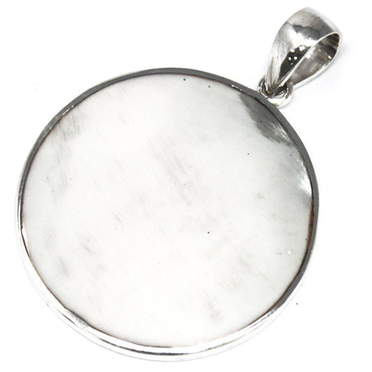Tree of Life Silver Pendent 30mm - Mother of Pearl